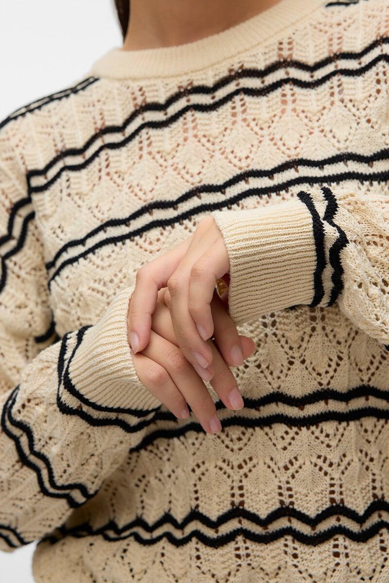 Cortefiel Jersey De Punto Manga Larga