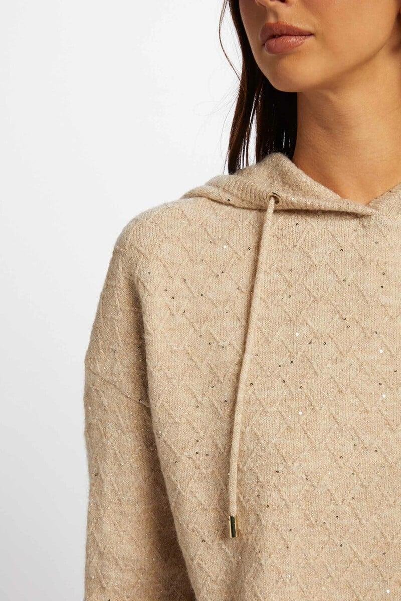Cortefiel Jersey Escote Con Capucha