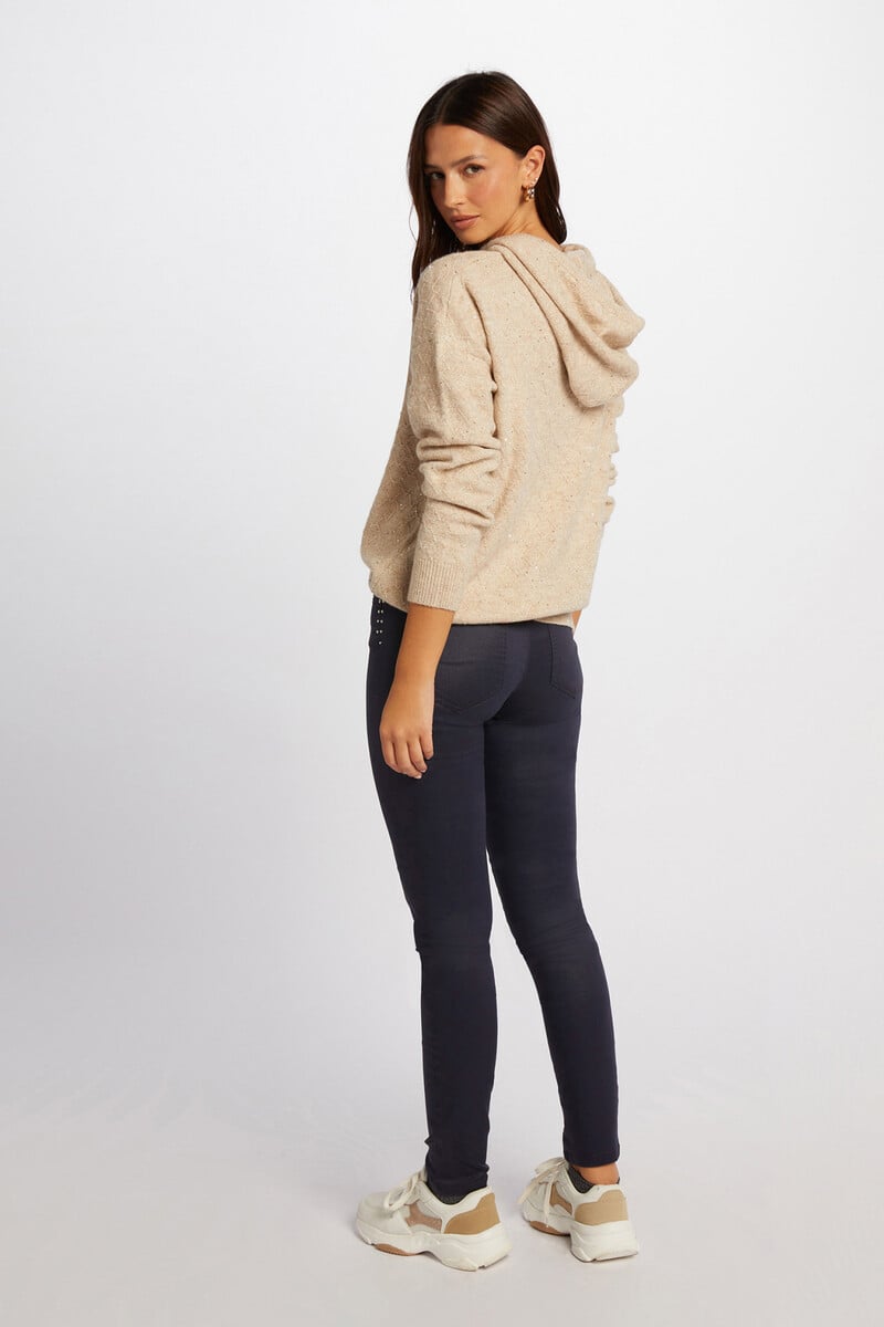 Cortefiel Jersey Escote Con Capucha