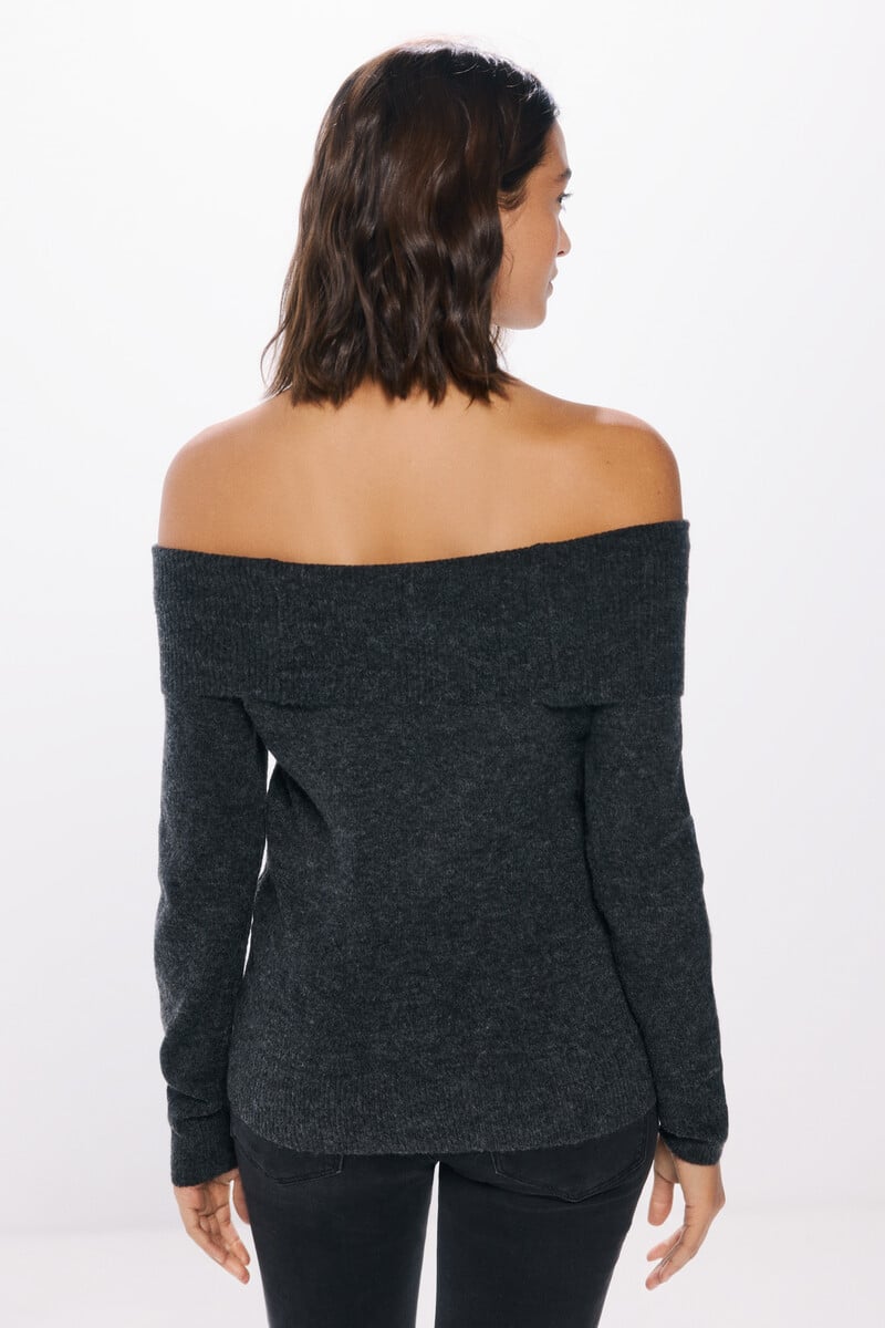 Cortefiel Jersey Escote Hombros Descubiertos