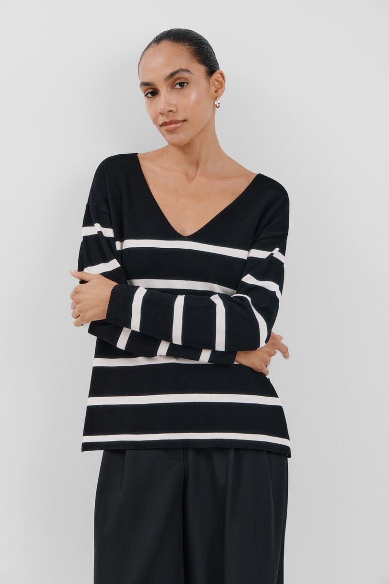 Cortefiel Jersey escote pico