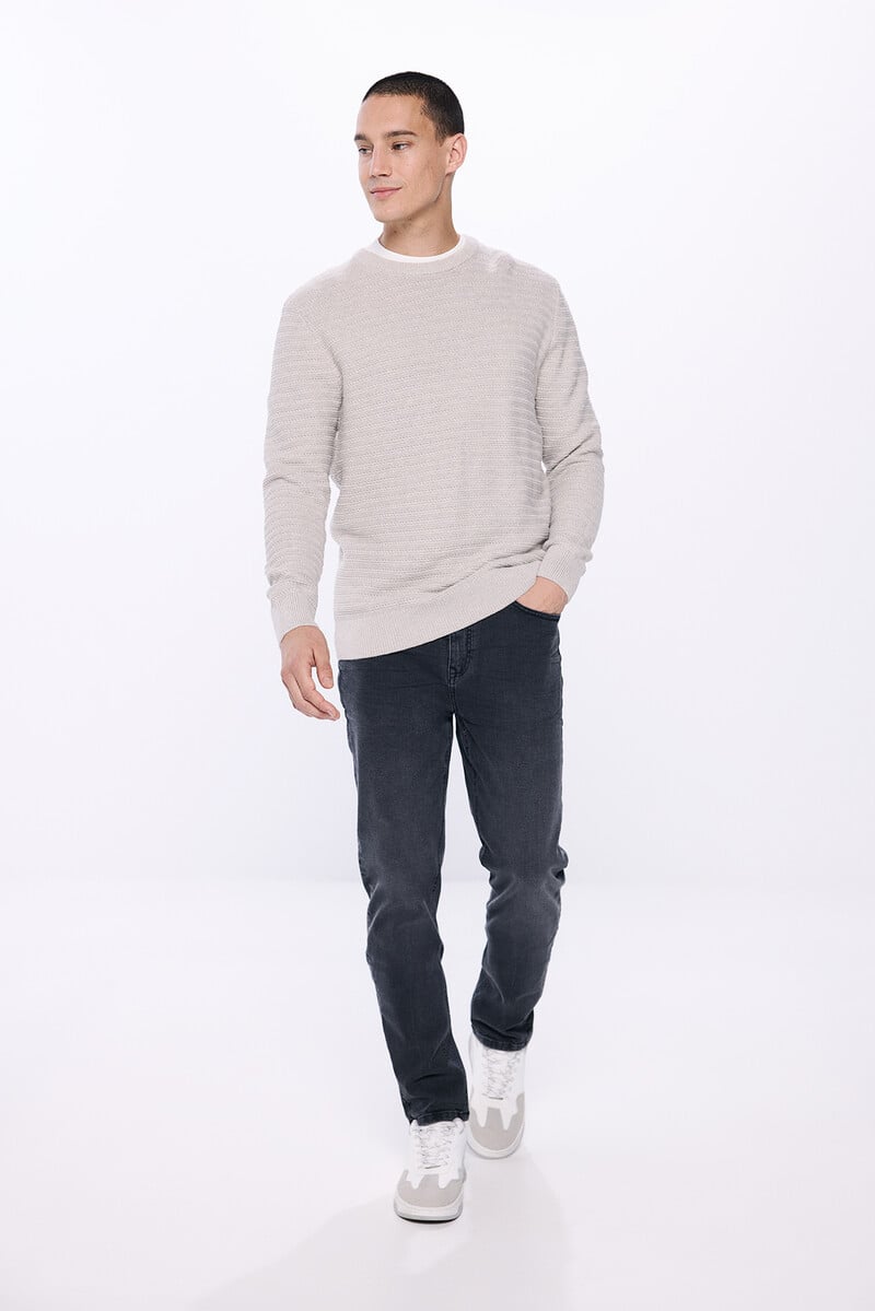 Cortefiel Jersey Estructua Moda