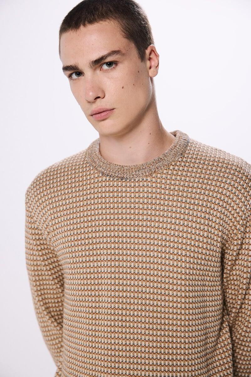 Cortefiel Jersey Estructura Jacquard