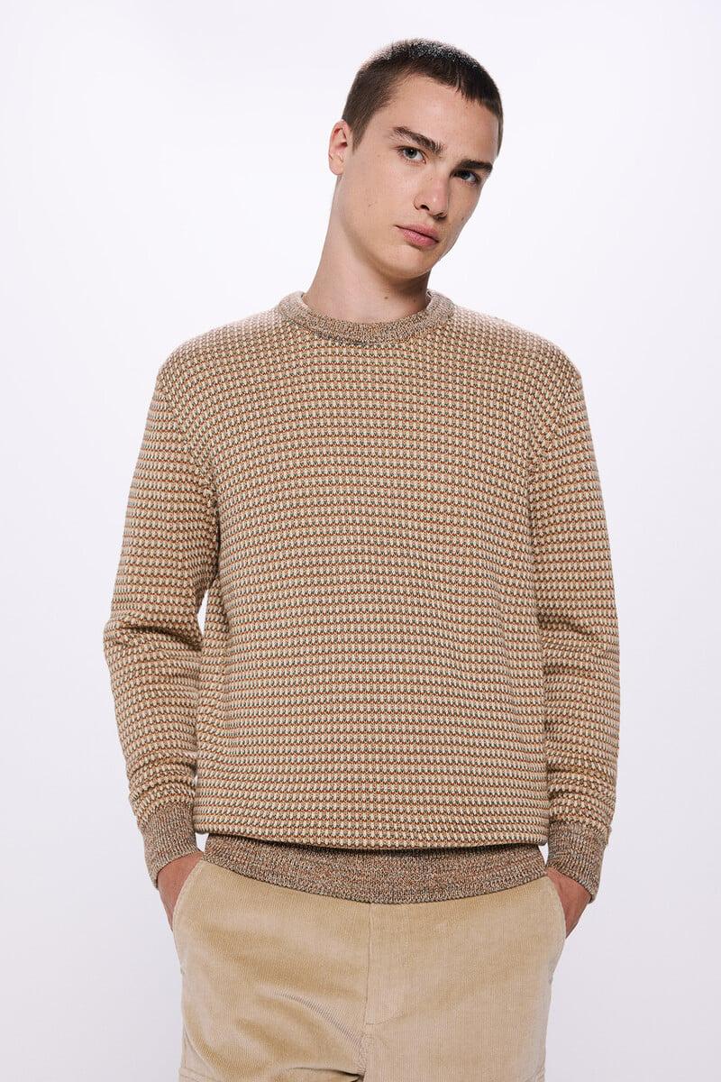 Cortefiel Jersey estructura jacquard