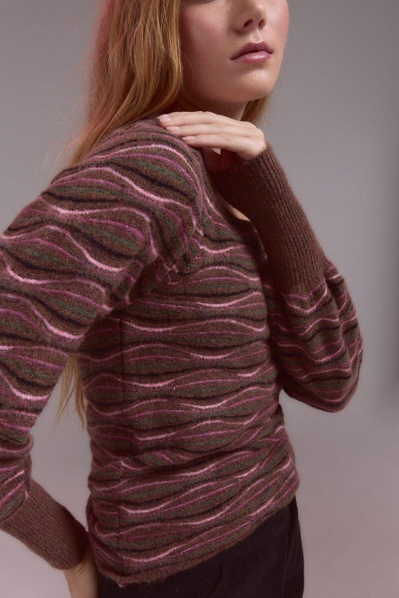 Cortefiel Jersey Estructura Ondas