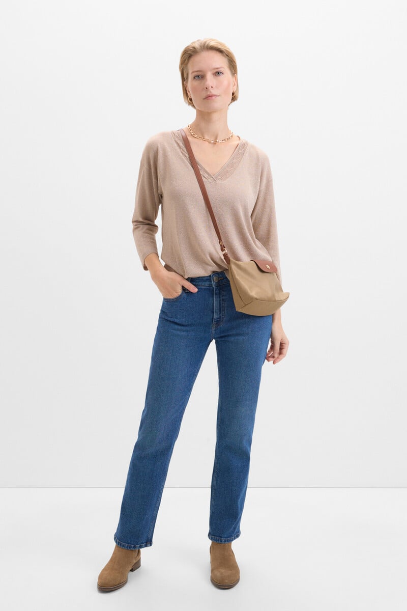 Cortefiel Jersey Fino Lurex