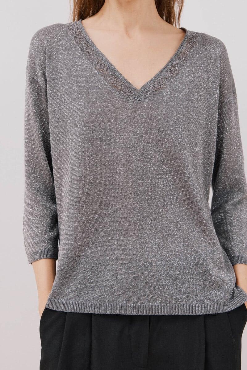 Cortefiel Jersey Fino Lurex