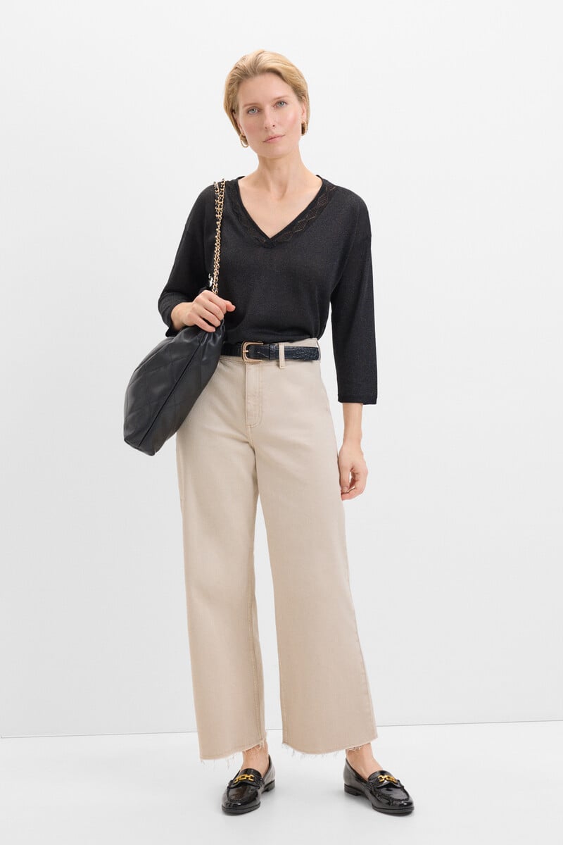 Cortefiel Jersey Fino Lurex