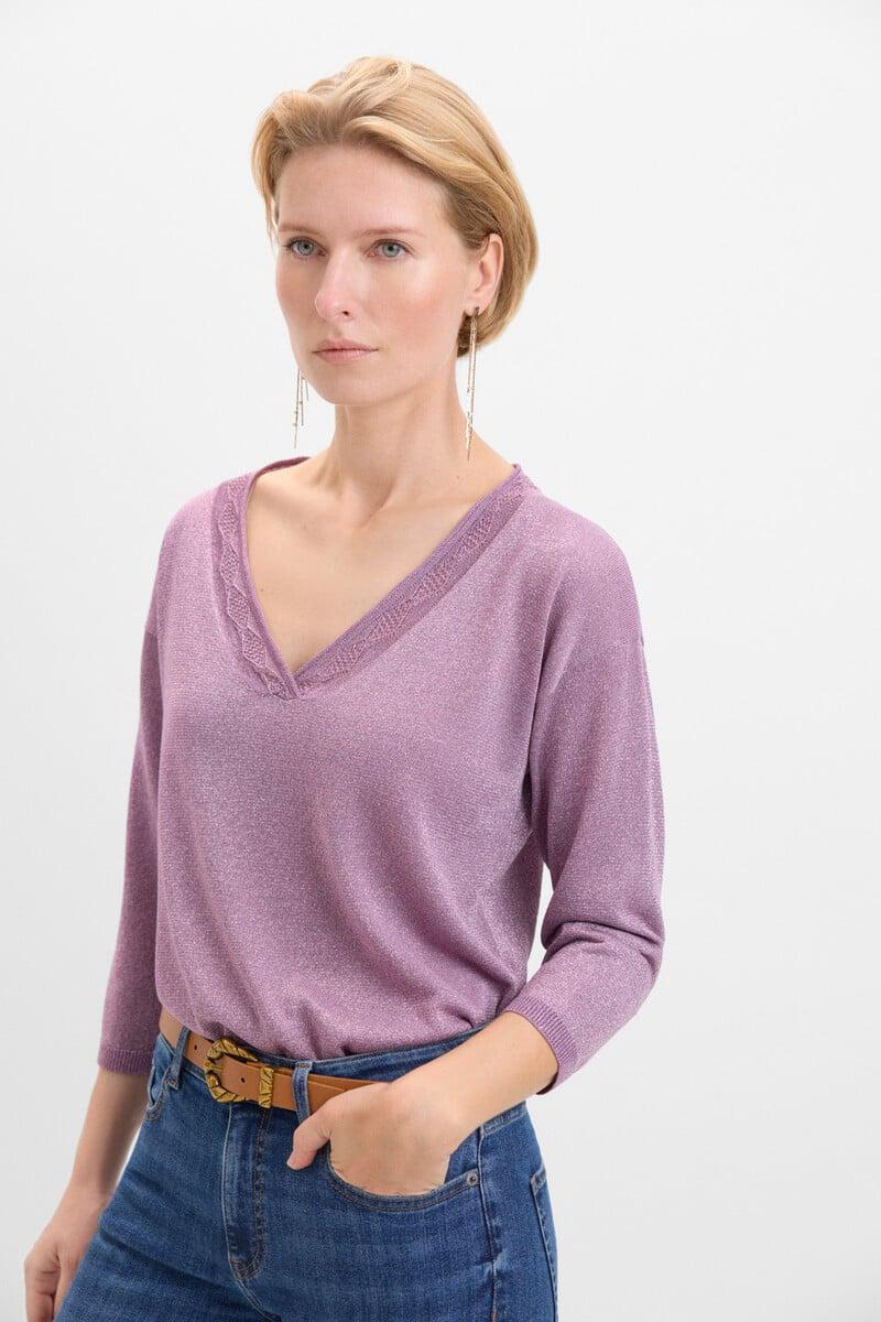 Cortefiel Jersey Fino Lurex