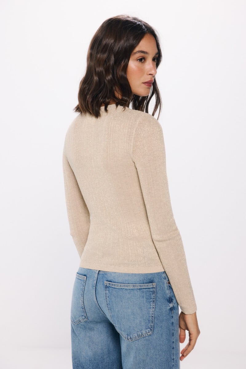 Cortefiel Jersey Fino Lurex