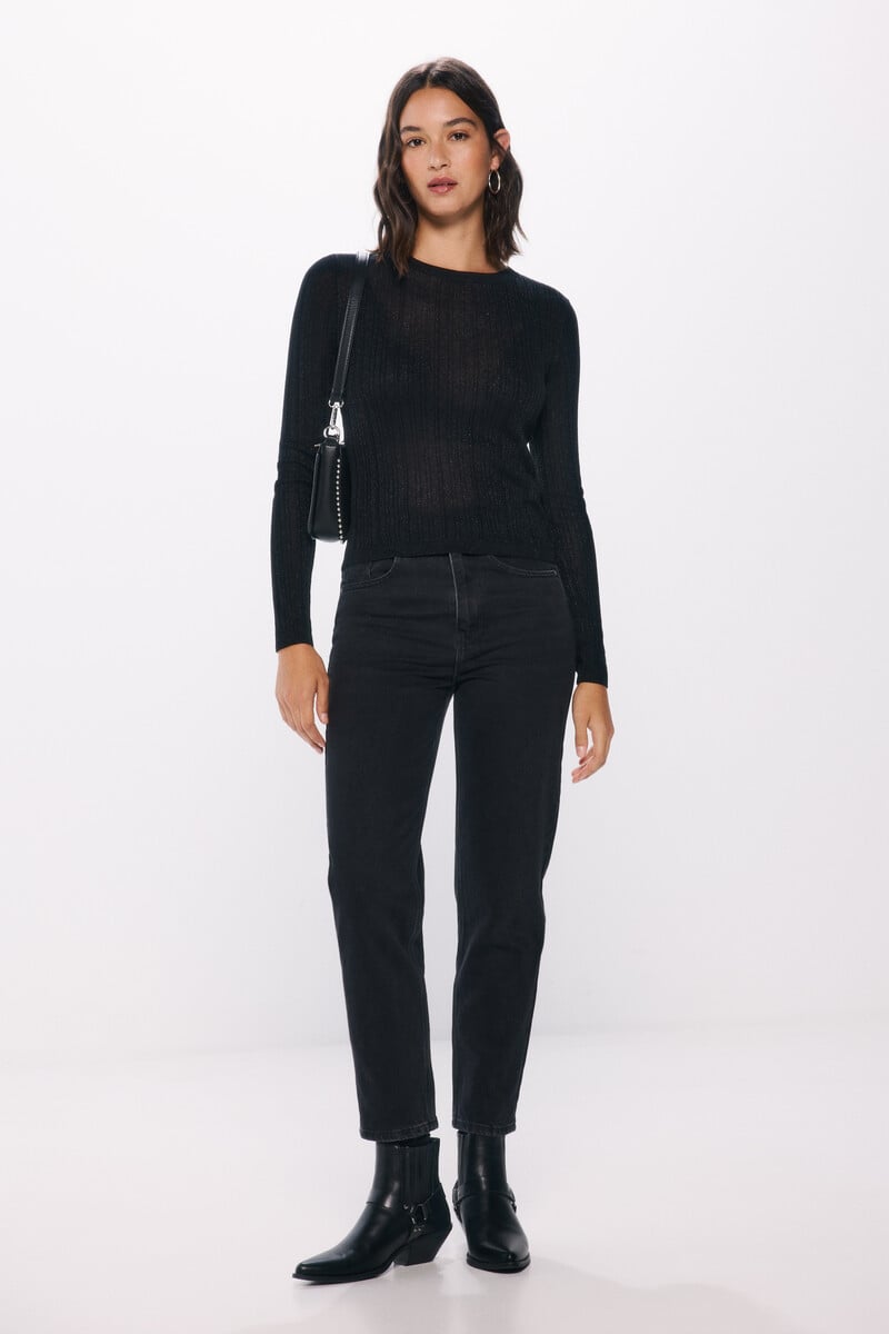 Cortefiel Jersey Fino Lurex