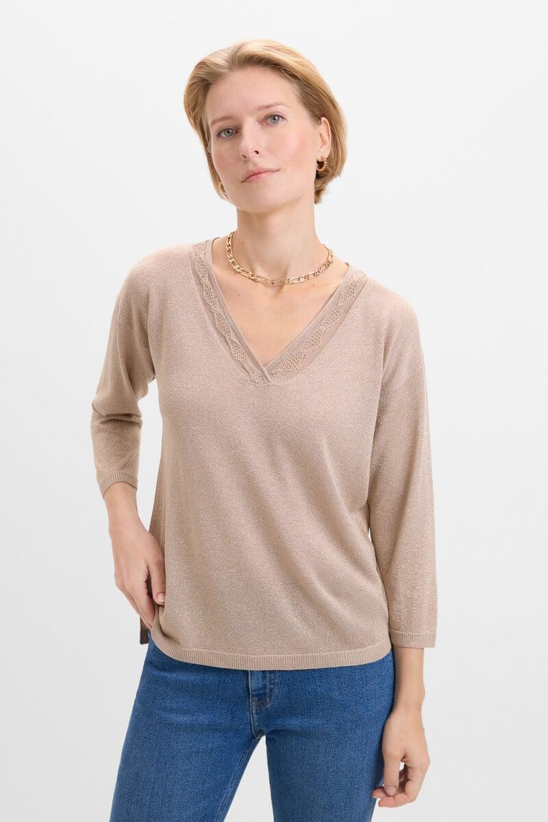 Cortefiel Jersey fino lurex