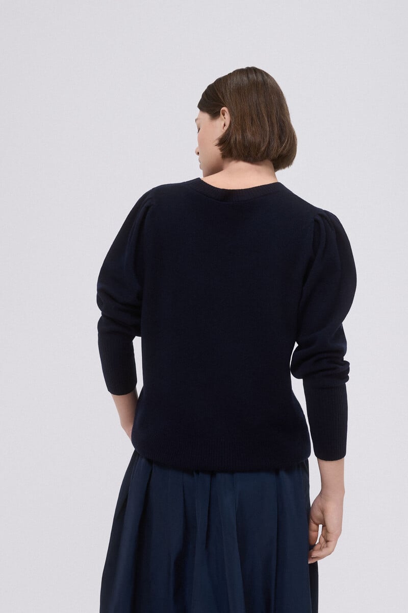 Cortefiel Jersey Frunces 100% Lana