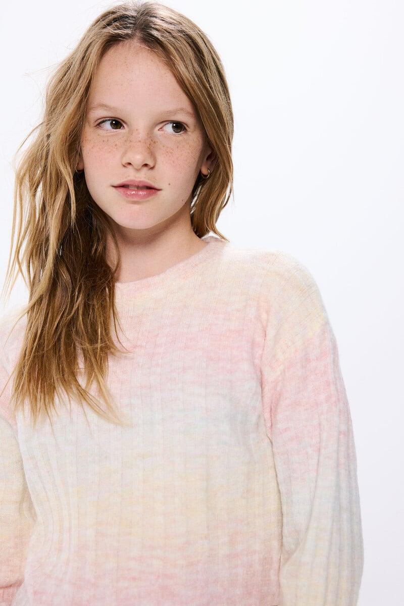 Cortefiel Jersey grueso ochos niña