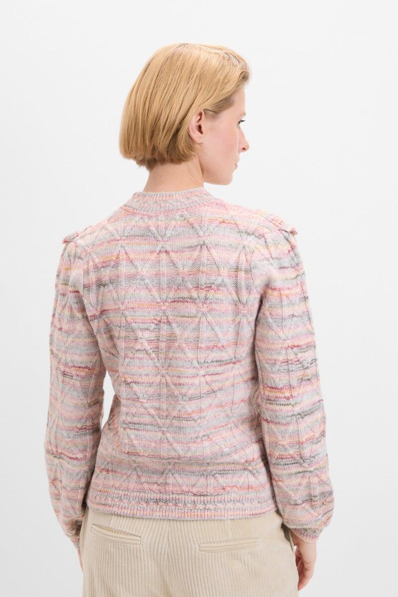 Cortefiel Jersey Hilo Estampado