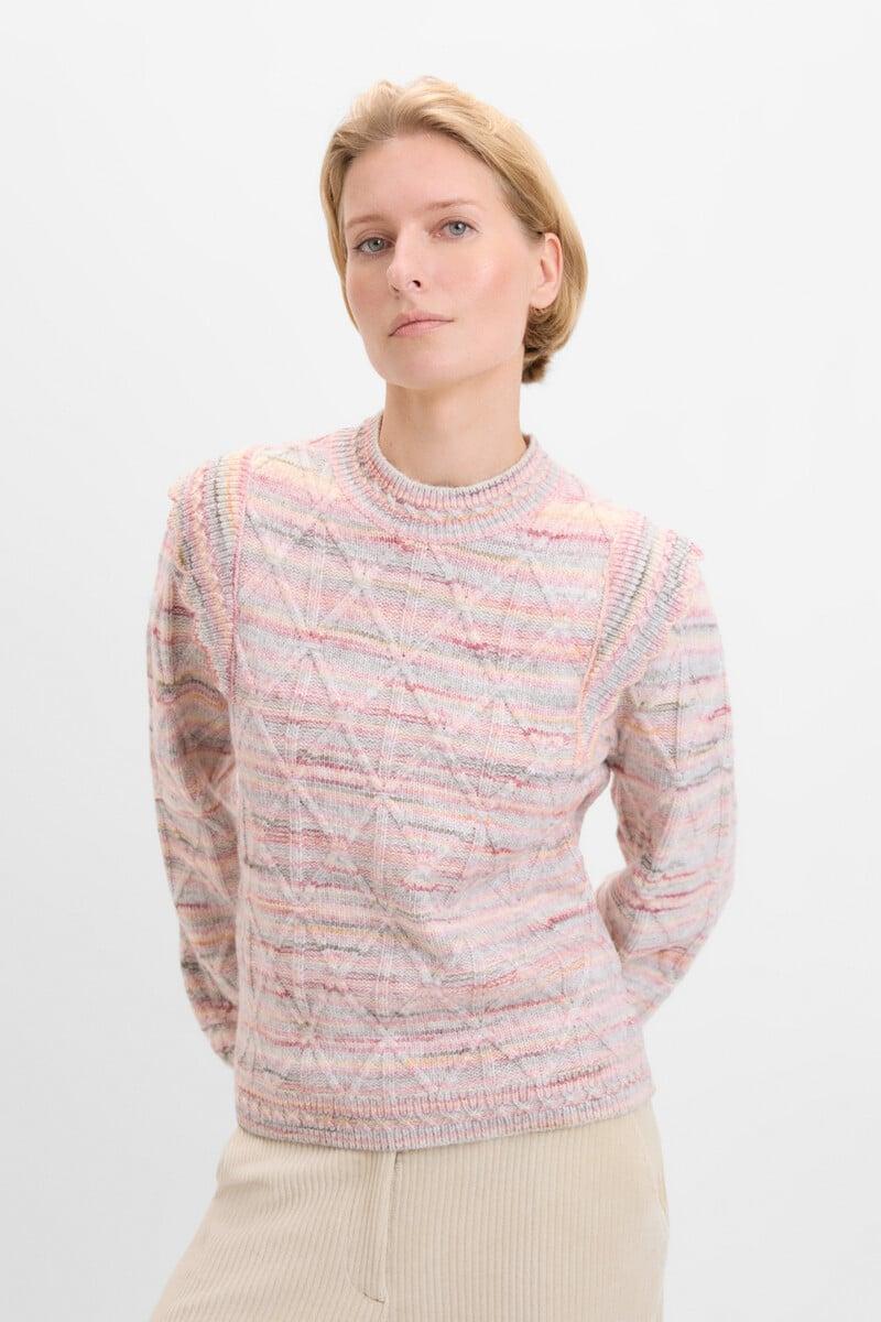 Cortefiel Jersey hilo estampado