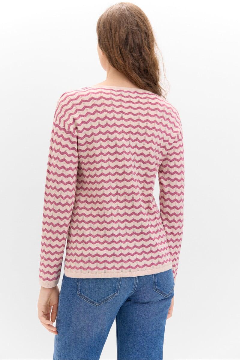 Cortefiel Jersey Jacquard Lurex