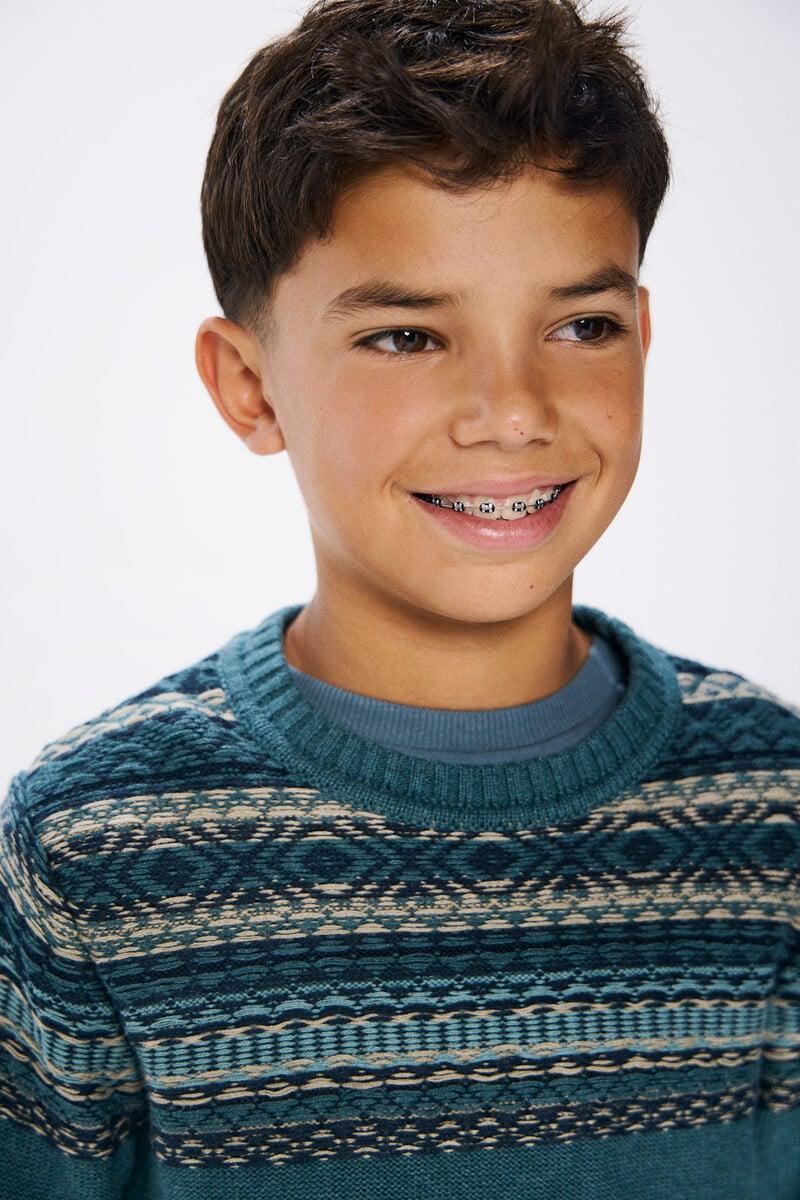 Cortefiel Jersey Jacquard Niño