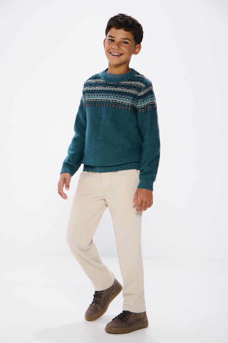 Cortefiel Jersey Jacquard Niño