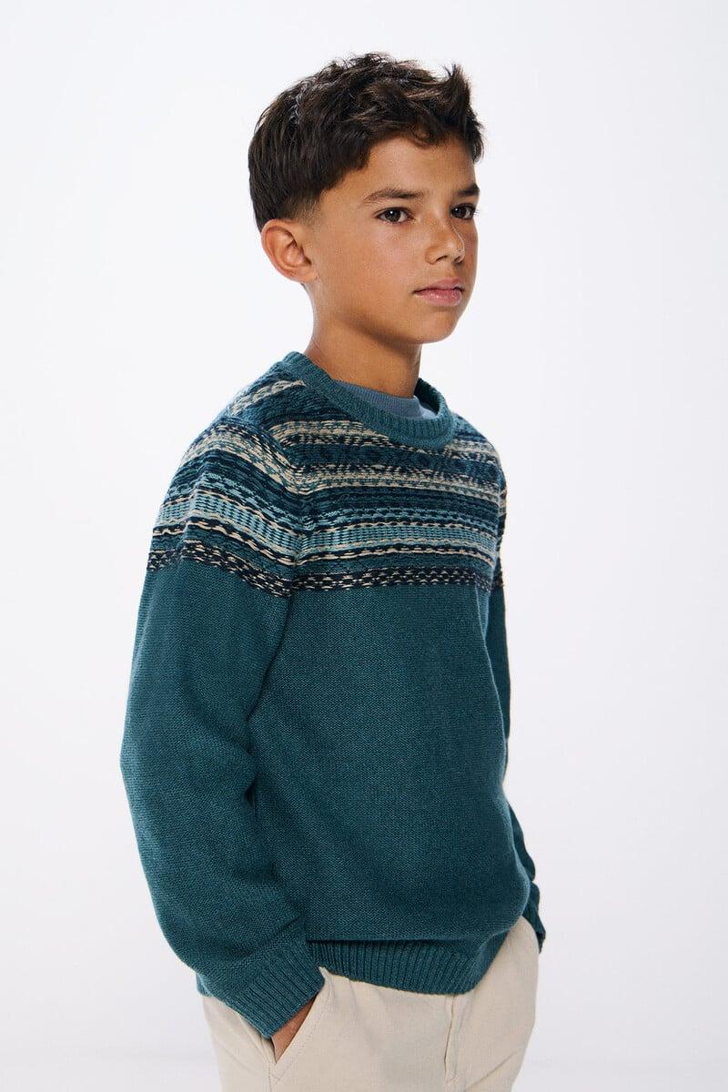 Cortefiel Jersey jacquard niño