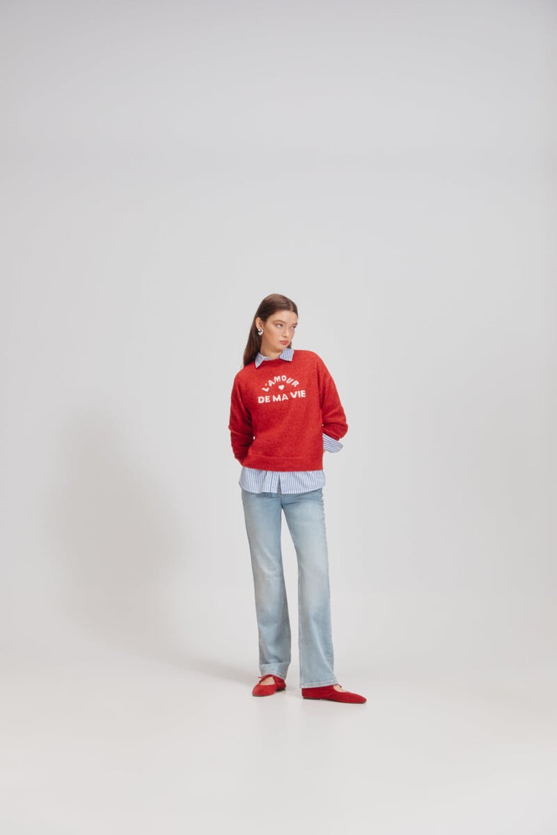 Cortefiel Jersey "L´amour De Ma Vie"