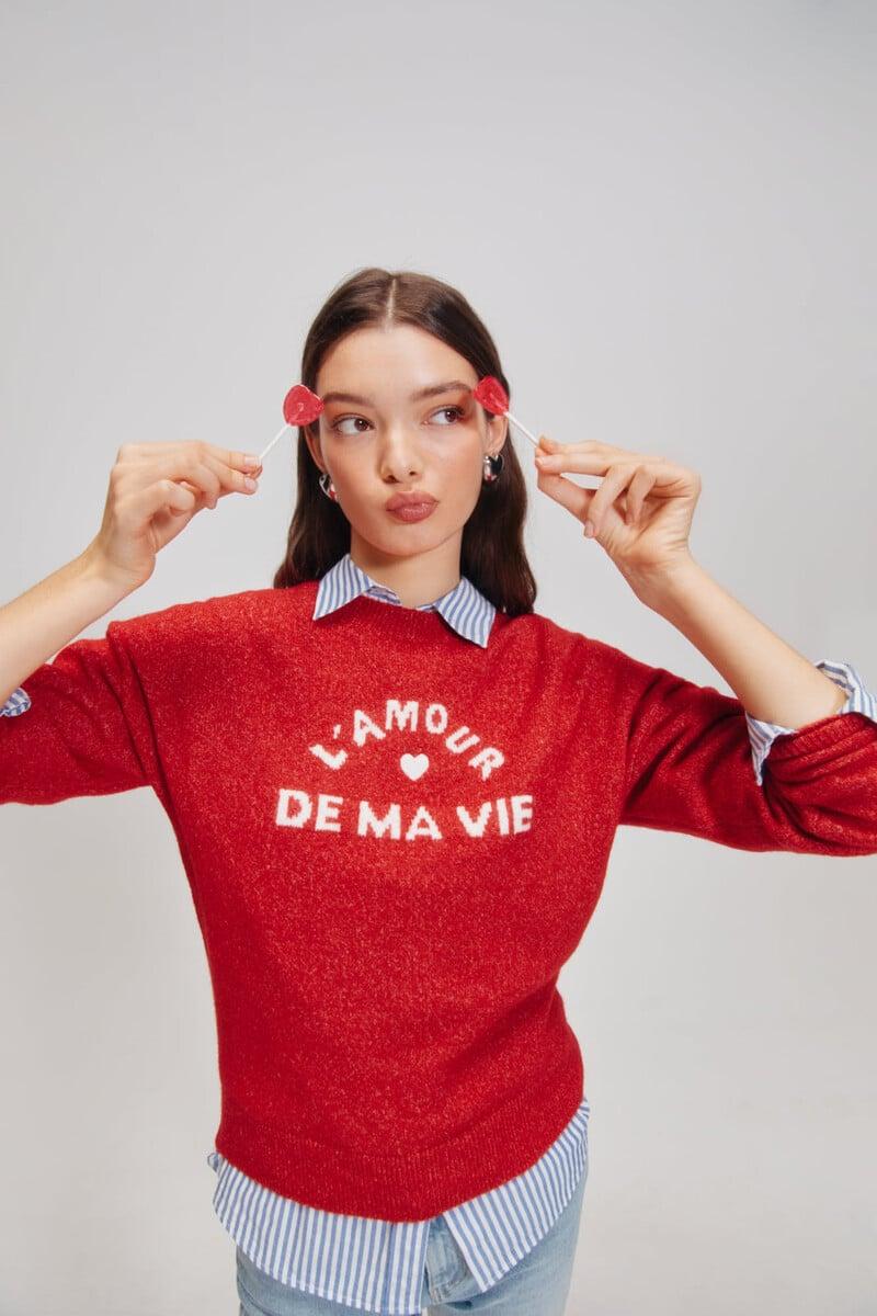 Cortefiel Jersey "L´amour de ma vie"