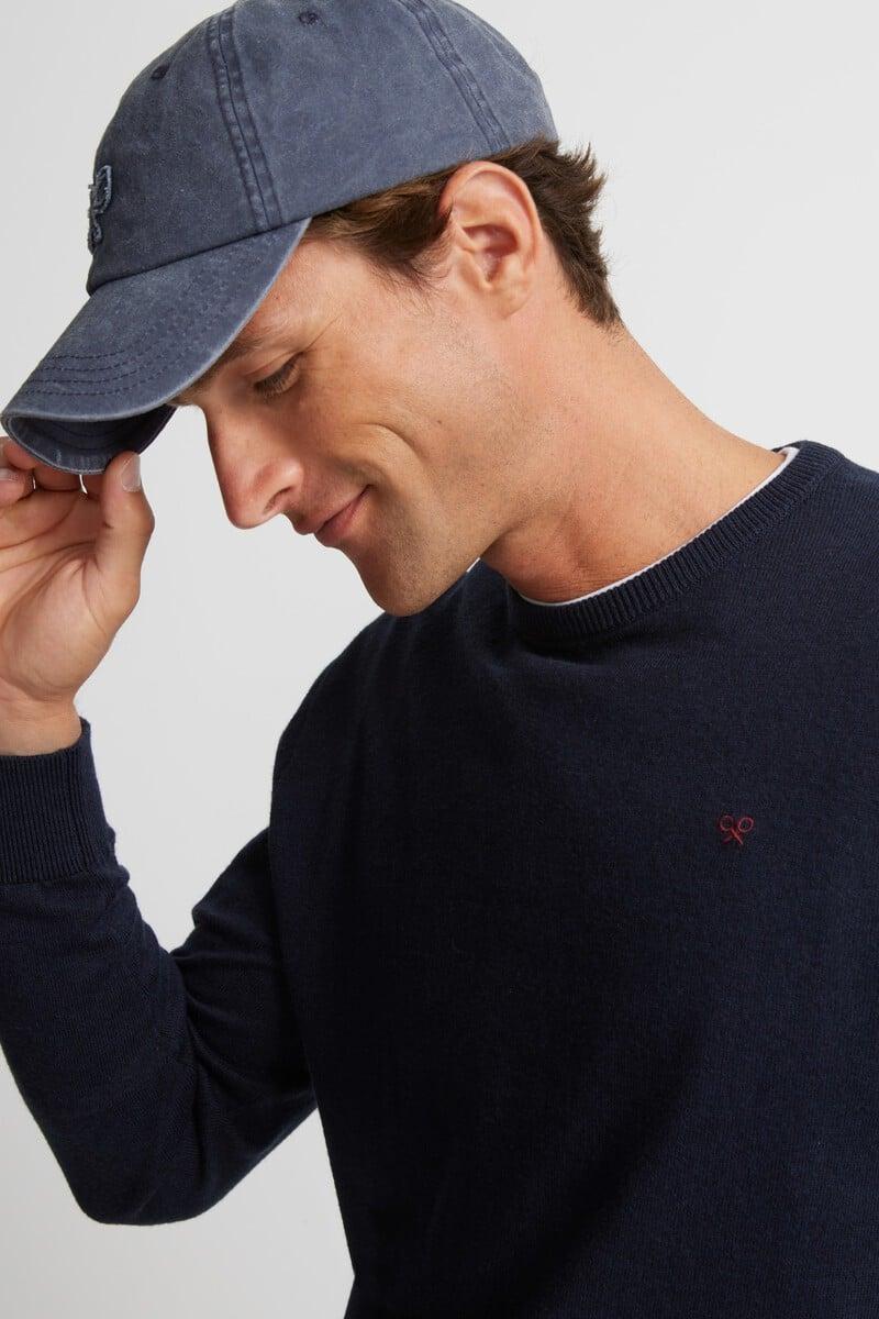 Cortefiel Jersey Liso Cuello Redondo