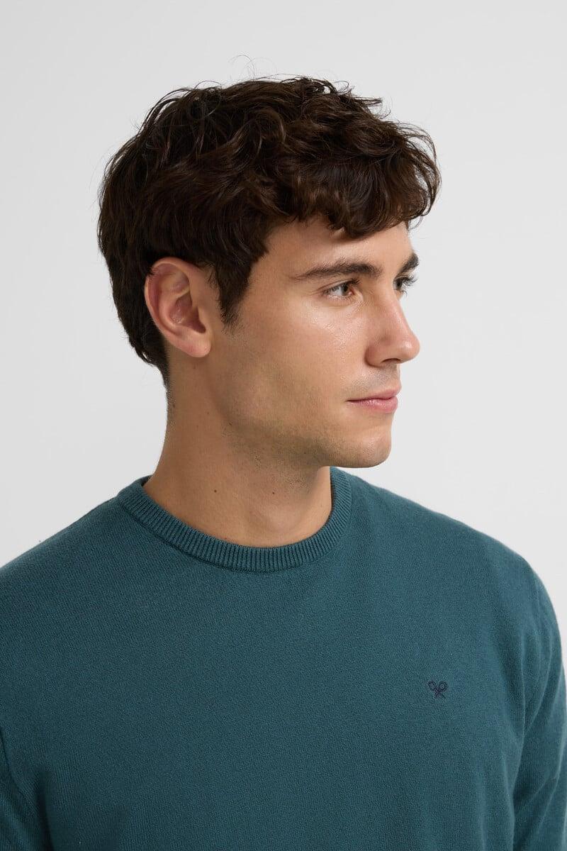 Cortefiel Jersey Liso Cuello Redondo