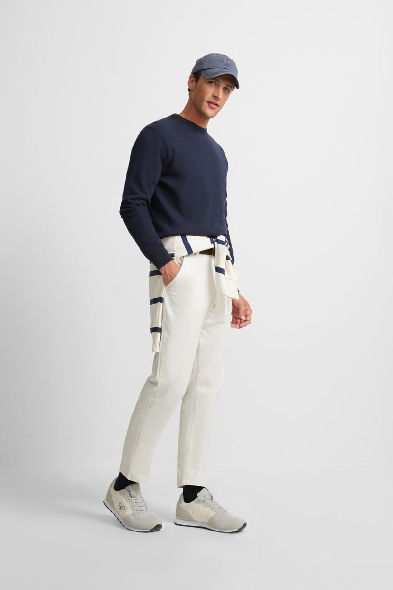 Cortefiel Jersey liso cuello redondo