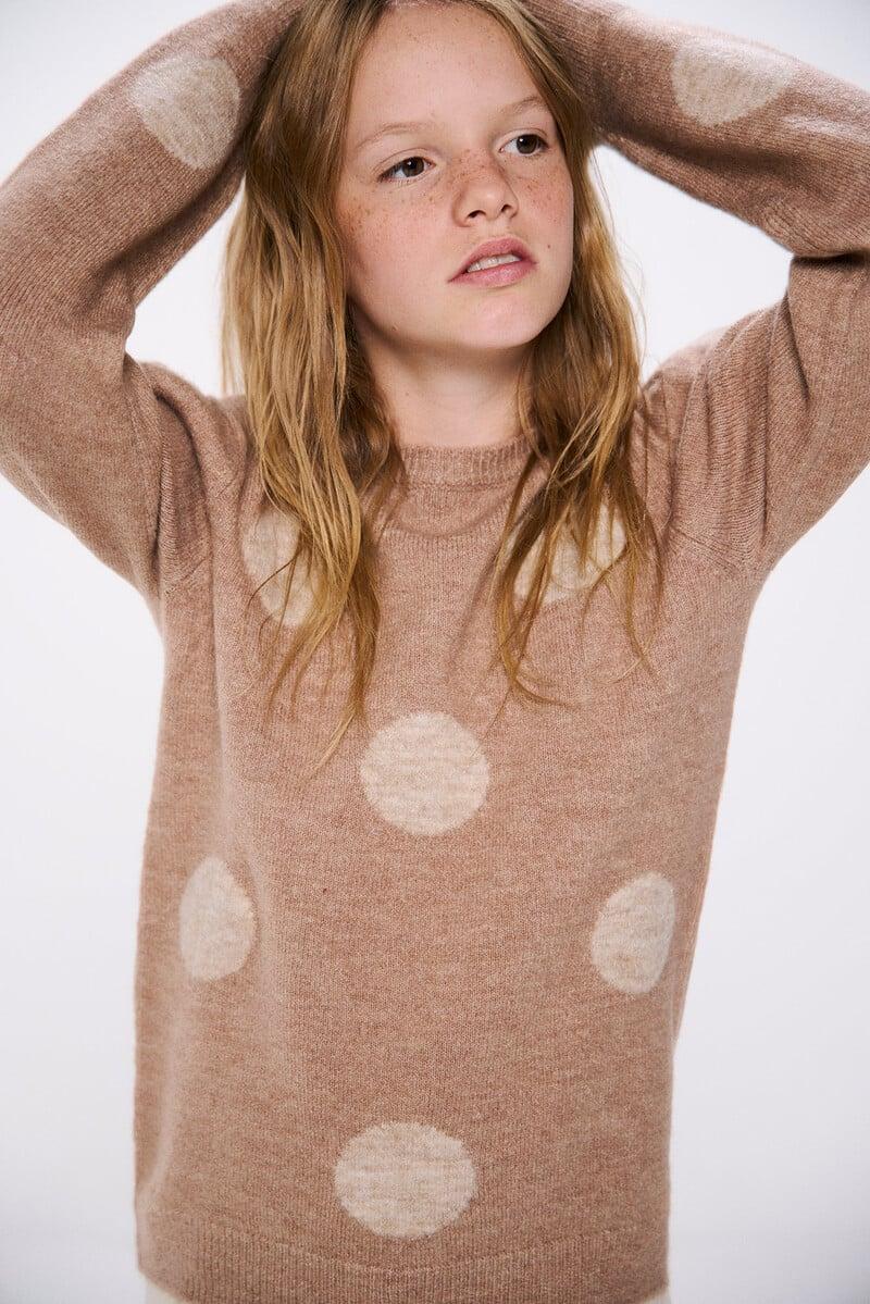 Cortefiel Jersey lunares niña