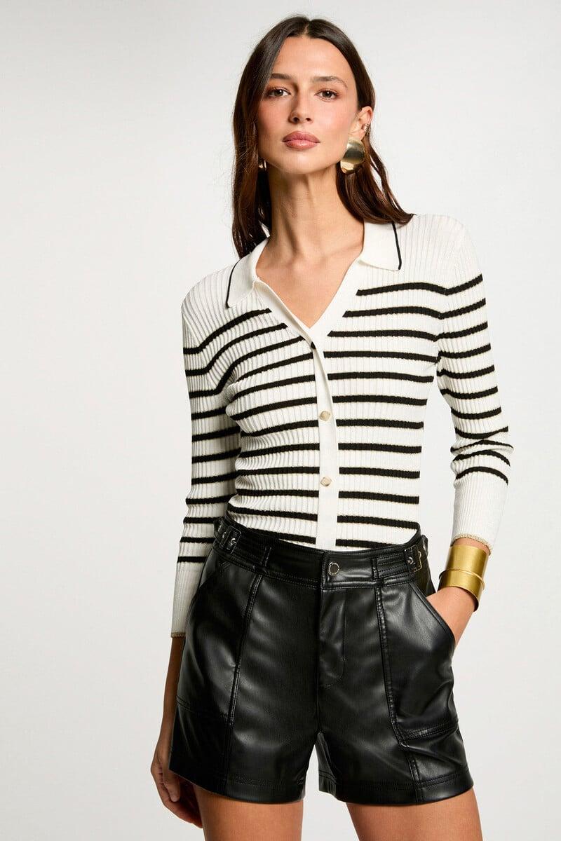 Cortefiel Jersey manga 3/4 y rayas