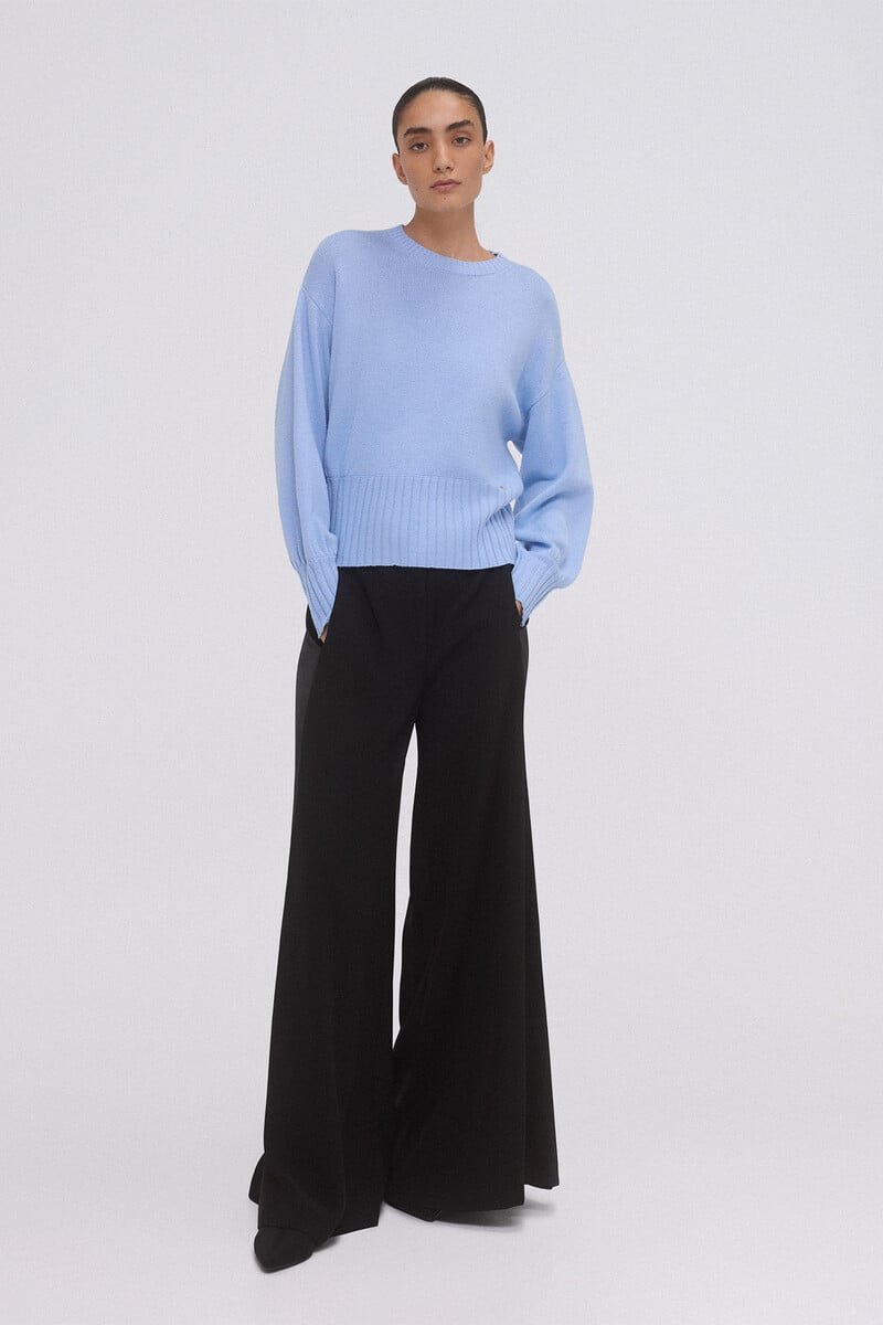 Cortefiel Jersey Manga Abullonada