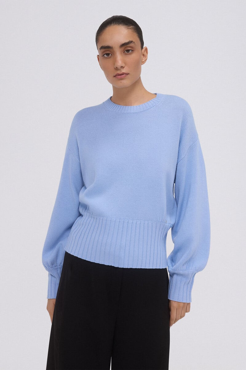 Cortefiel Jersey Manga Abullonada