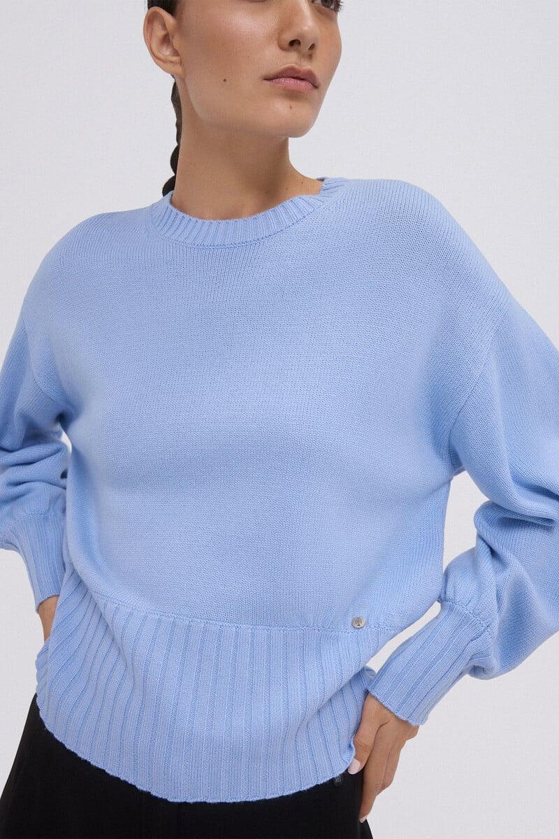 Cortefiel Jersey Manga Abullonada