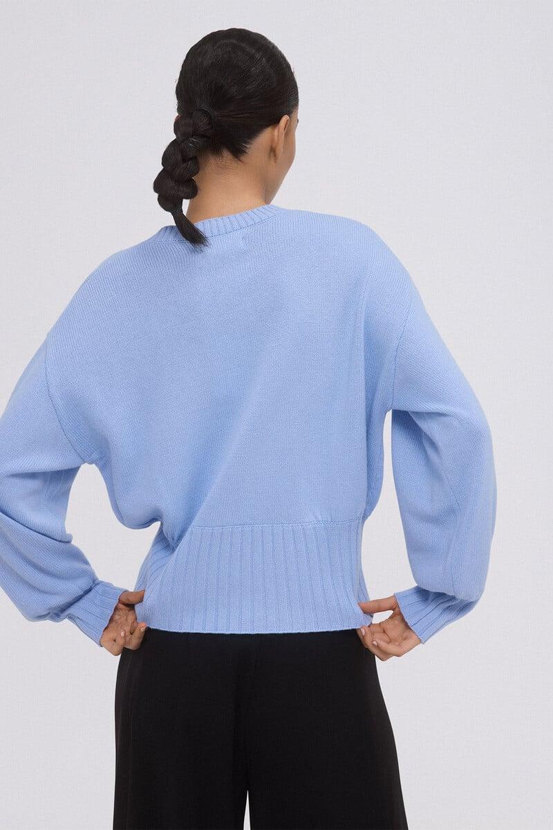 Cortefiel Jersey manga abullonada