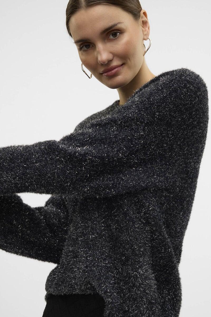 Cortefiel Jersey manga larga con lurex