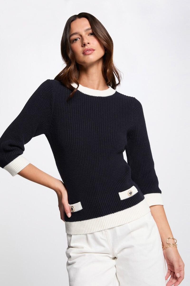 Cortefiel Jersey manga larga