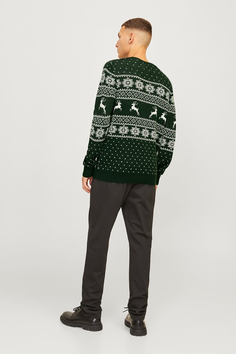 Cortefiel Jersey Navideño Jacquard