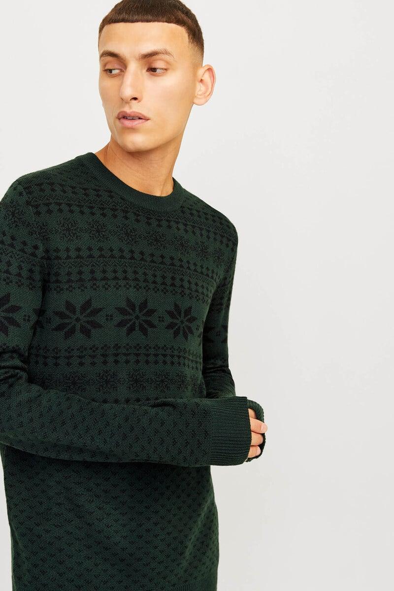 Cortefiel Jersey Navideño Jacquard