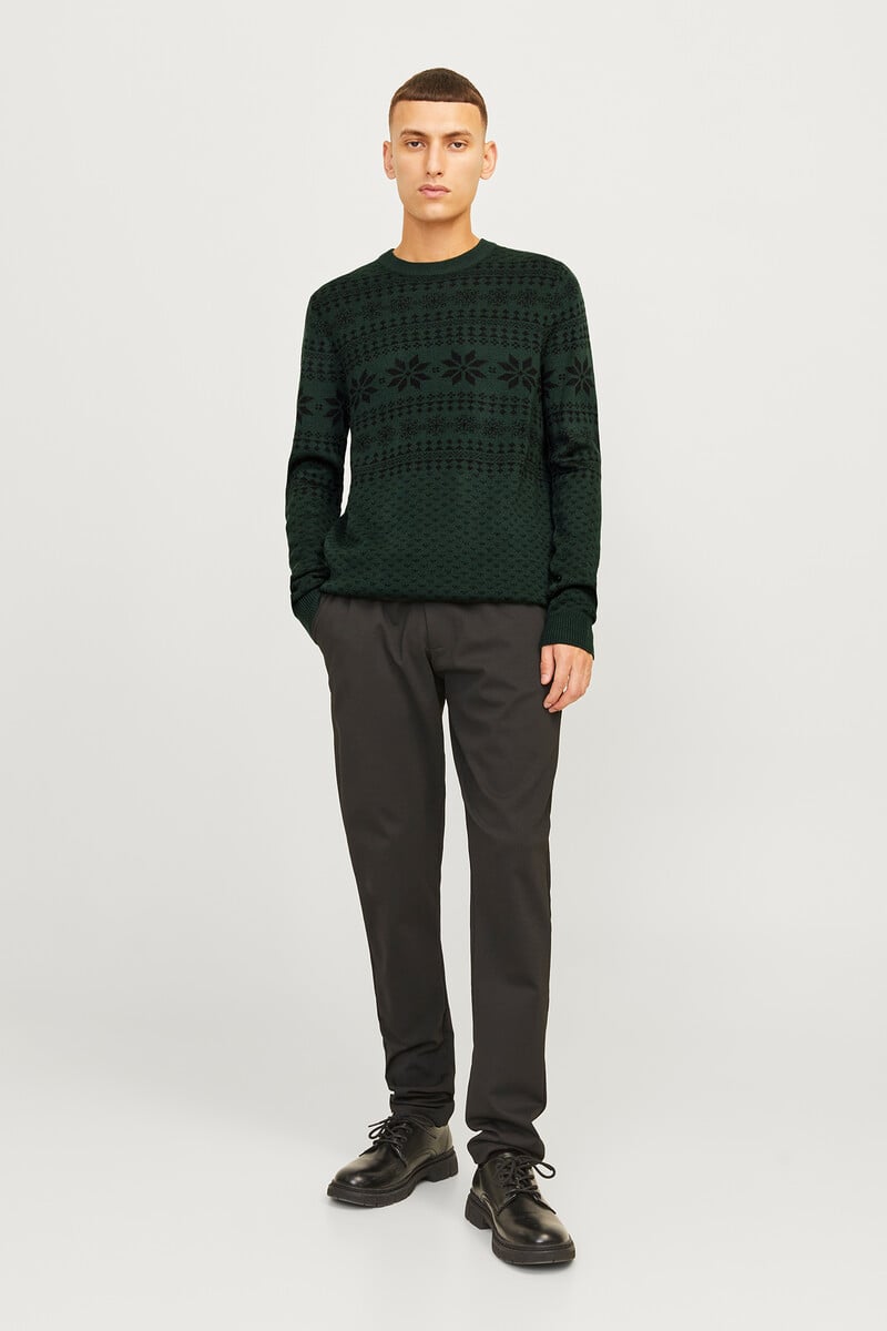 Cortefiel Jersey Navideño Jacquard