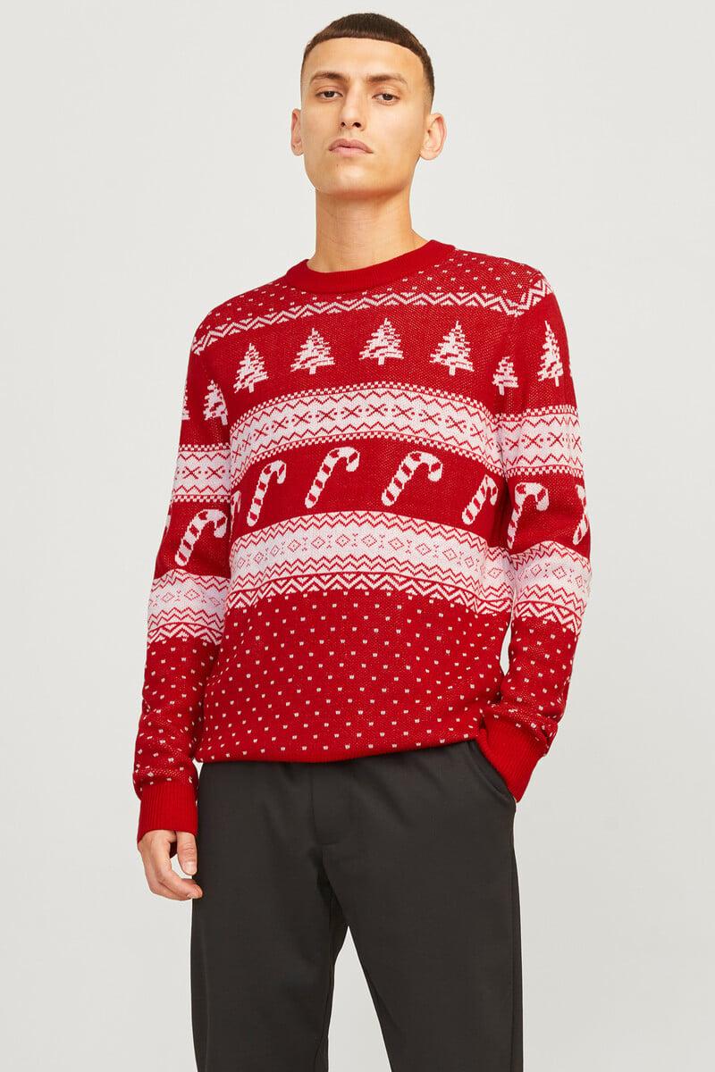 Cortefiel Jersey navideño jacquard