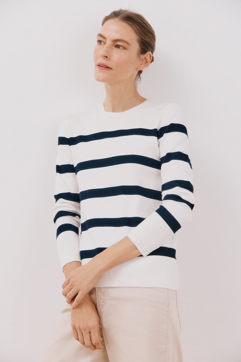 Cortefiel Jersey rayas bicolor