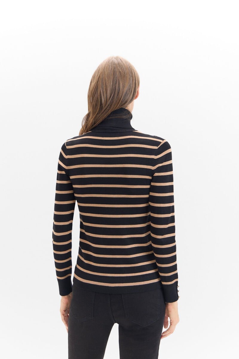 Cortefiel Jersey Rayas Bicolor