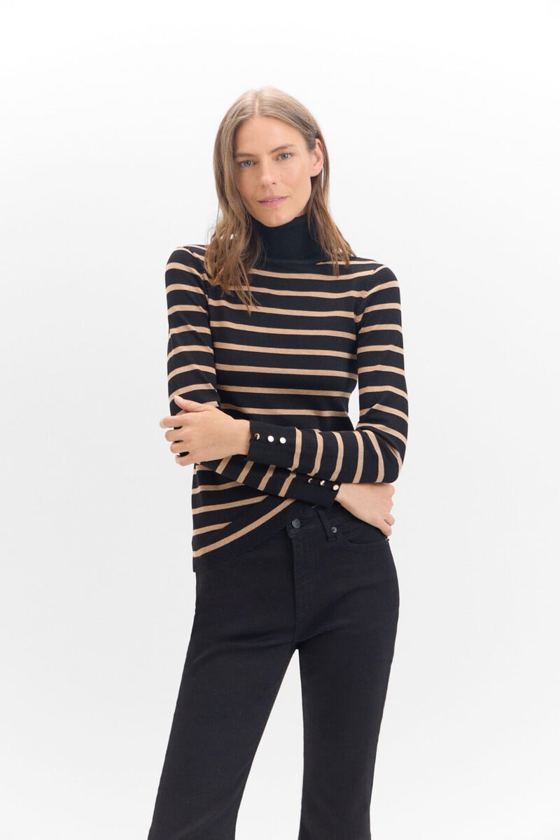 Cortefiel Jersey Rayas Bicolor