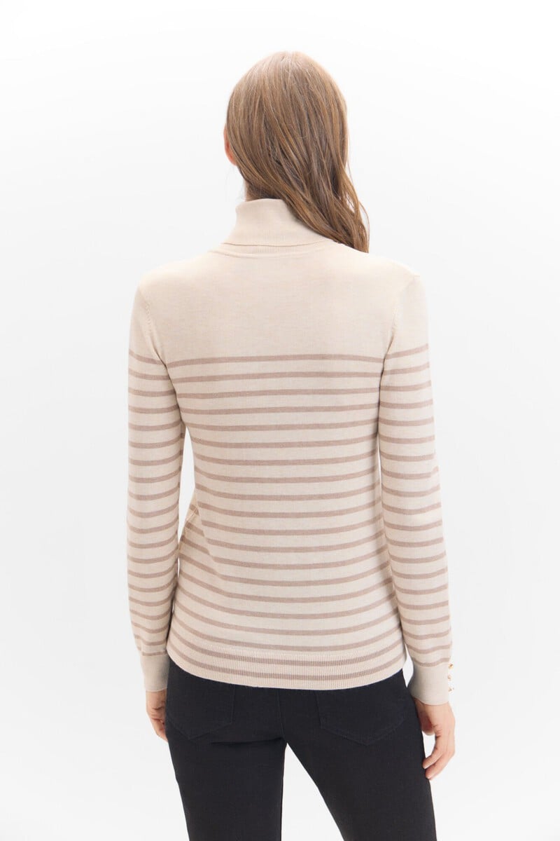 Cortefiel Jersey Rayas Bicolor