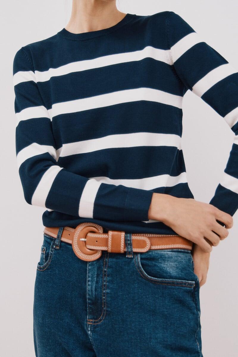 Cortefiel Jersey rayas bicolor