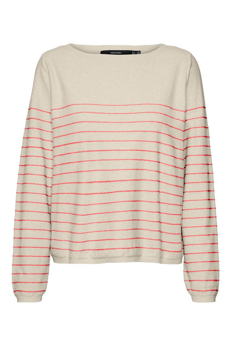 Cortefiel Jersey rayas cuello barco