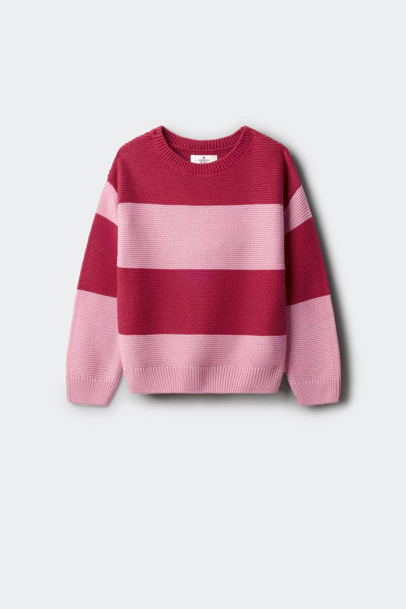 Cortefiel Jersey rayas gruesas niña