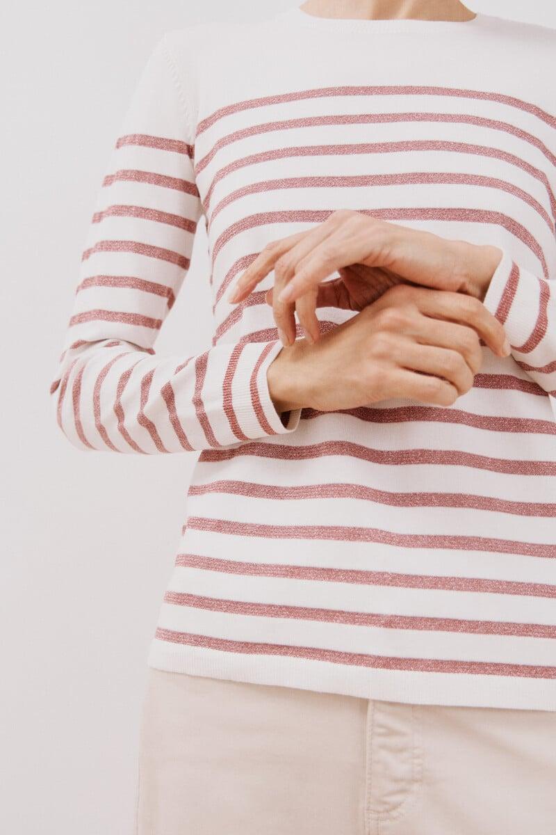 Cortefiel Jersey Rayas Lurex