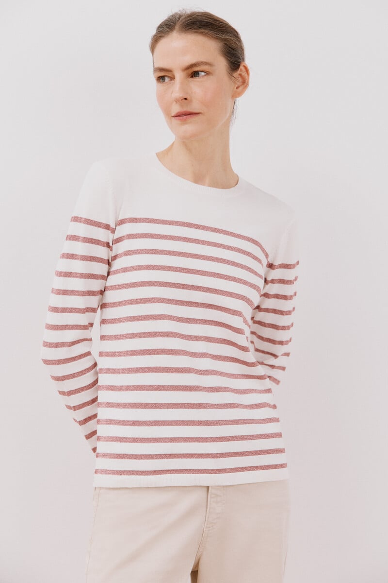 Cortefiel Jersey Rayas Lurex